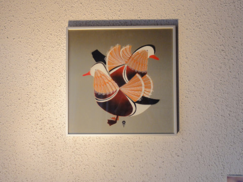 Canards Mandarins - 40 x 40cm