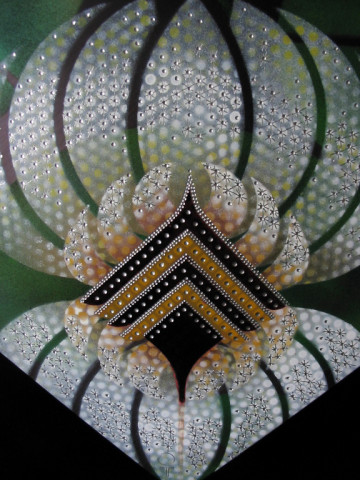 Fleur de nymphe - 70 x 70cm