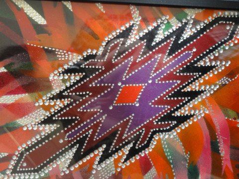 Fleur de tango - 70 x 70cm